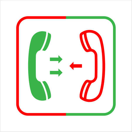 Telephone Receiver Icon Vector Art Illustrationのイラスト素材