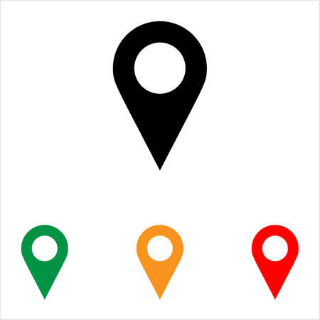 Location Pin Icon Vector Art Illustrationのイラスト素材