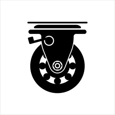 Caster Wheel Icon Vector Art Illustrationのイラスト素材