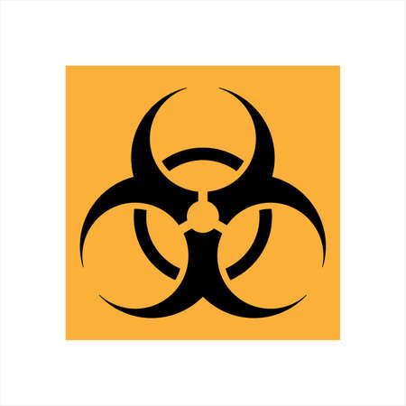 Toxic Icon, Hazard Icon Vector Art Illustrationのイラスト素材