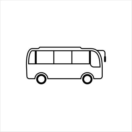 Bus Icon, Bus Vector Art Illustrationのイラスト素材