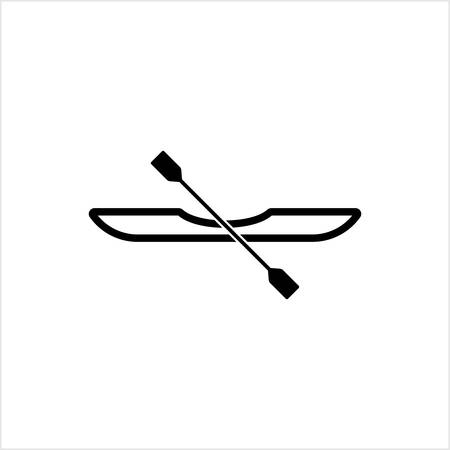 Rowing Icon, Water Sport Icon Vector Art Illustrationのイラスト素材