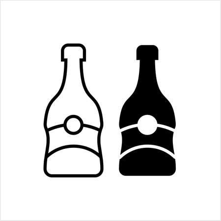 Bottle Vector Icon Vector Art Illustrationのイラスト素材