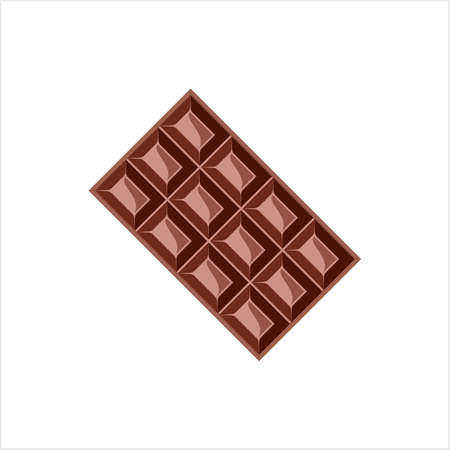 Chocolate Bar Icon Vector Art Illustrationのイラスト素材