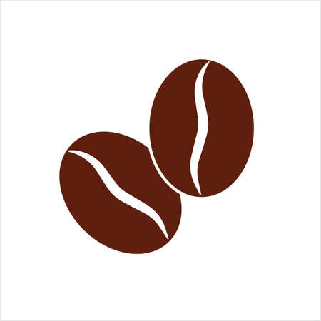 Coffee Bean Icon Vector Art Illustrationのイラスト素材