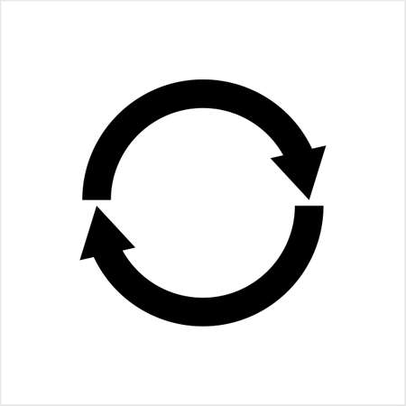 Update Icon, Refresh, Repeat Icon Vector Art Illustrationのイラスト素材