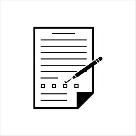 Registration Icon, Registration Form Icon Vector Art Illustrationのイラスト素材