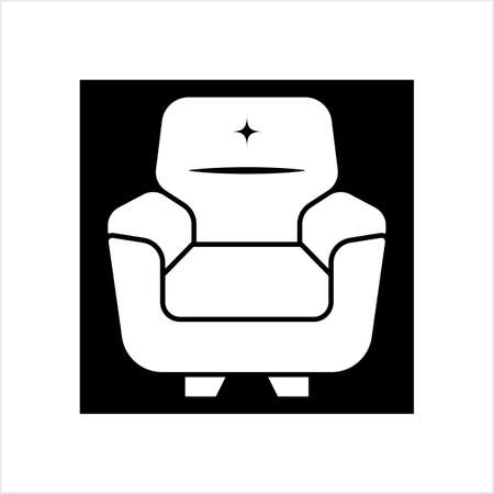 Sofa Icon, Furniture Icon Vector Art Illustrationのイラスト素材