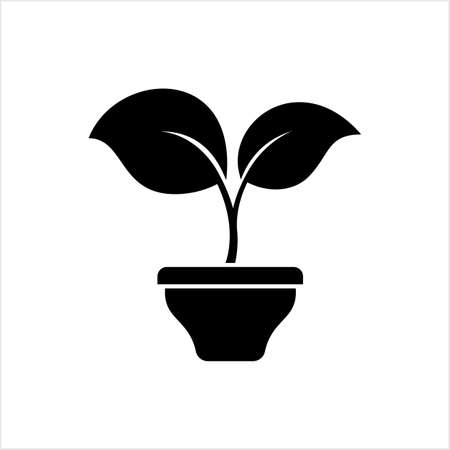 Plant Pot Icon Vector Art Illustrationのイラスト素材