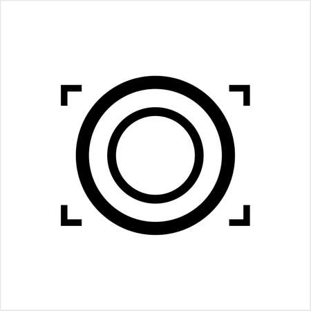Camera Icon, Photo Camera Icon Vector Art Illustrationのイラスト素材