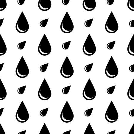 Drop Icon Seamless Pattern Vector Art Illustrationのイラスト素材