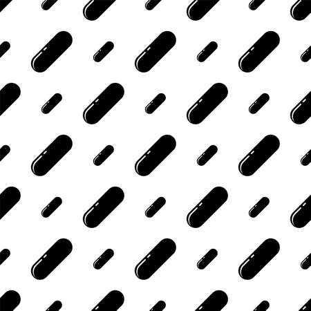 Seamless Pattern Of Capsule Pills Vector Art Illustrationのイラスト素材