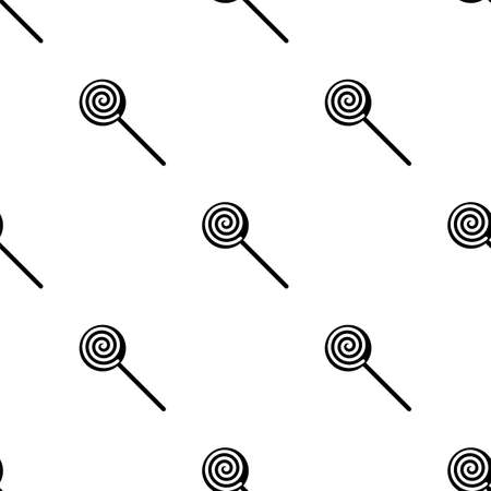 Candy Icon, Candy Seamless Pattern Vector Art Illustrationのイラスト素材