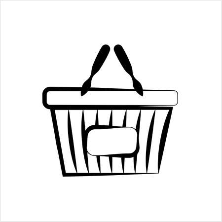 Shopping Basket Icon Vector Art Illustrationのイラスト素材