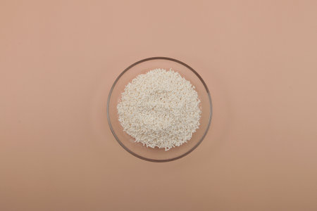 Potassium sorbate, food preservative E number 202. Potassium sorbate is effective in a variety of applications including food, wine, and personal-care products.の写真素材