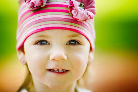 little girl portraitの写真素材