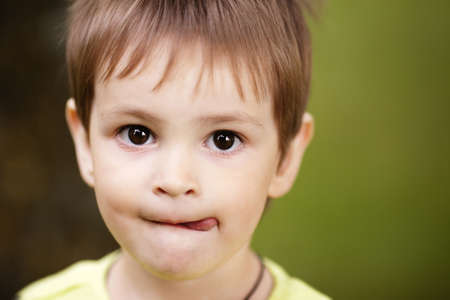 little cute boy portrait