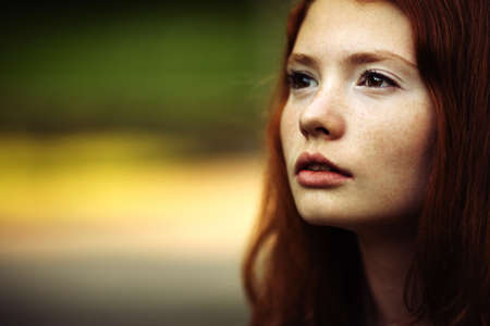 portrait of a beautiful girlの写真素材