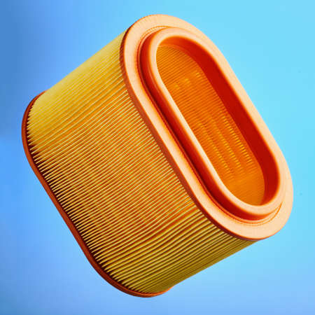 photo of car filter on bright backgroundの写真素材