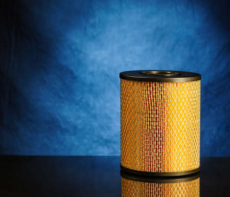 photo of car filter on bright background