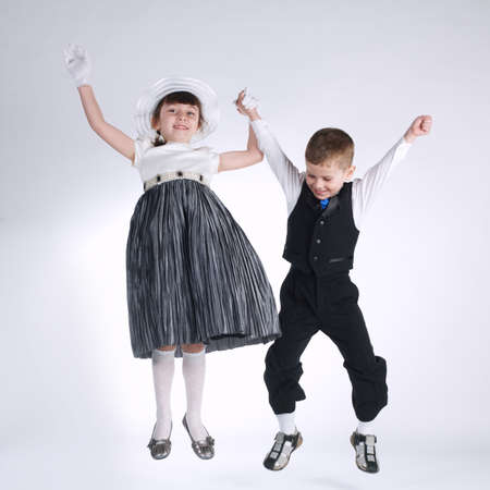 boy and girl holding hands
