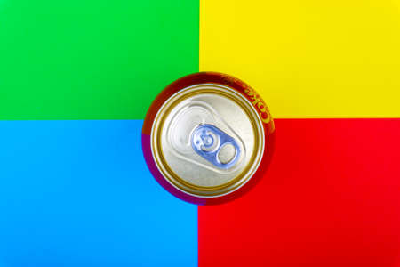 Kuala Lumpur, Malaysia - April 02,2020 : Coca - Cola carbonated soft drink on colorful background. Selective focusのeditorial素材