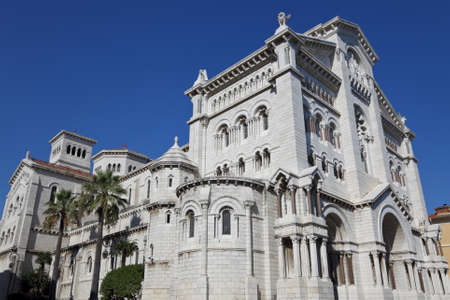 Saint Nicholas Cathedral in Monaco.の写真素材