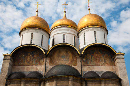 The Assumption Cathedral of the Moscow Kremlin, Russia の写真素材