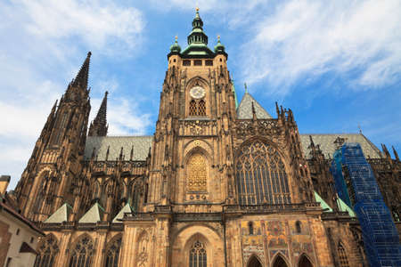 Cathedral of Saint Vitus, Vaclav and Voiteha. Prague, Czech Republic.の写真素材
