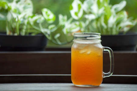 Ice lemon teaの写真素材