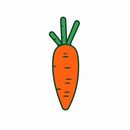 Carrot icon vector illustrationのイラスト素材