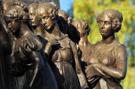 Mendoza, Argentina - February 10, 2009: Detail of the Monument to the Army of the Andes located at the top of Cerro de la Gloria in the City of Mendoza, in the Province of the same name in Argentina.のeditorial素材