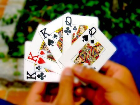 full house in blurred backgroungのeditorial素材