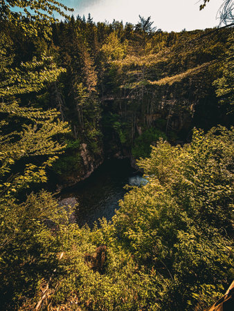Â Flume Gorge, New Hampshire, USA.