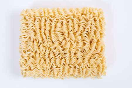 instant raw noodlesの写真素材