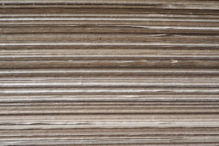 side view of cardboard sheetsの写真素材