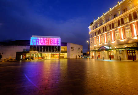 Sheffield crucible theatre, snooker venueのeditorial素材