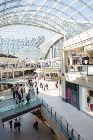 Trinity Centre, glass covered shopping mallのeditorial素材