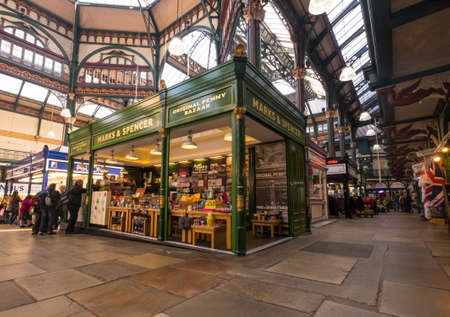 The original Marks and Spencer market stallのeditorial素材