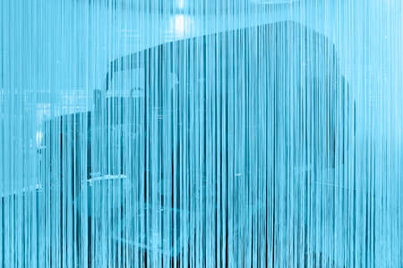 Presentation of vehicle  Autoshow  Car behind the curtain の写真素材