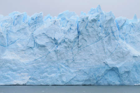 Patagonian landscape with icebergs and water  Horizontal の写真素材