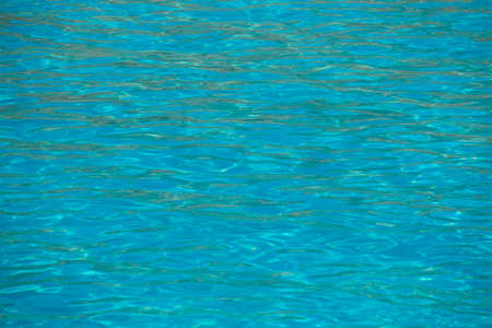 Turquoise water reflection in a Mediterranean beach. Crete. Greece. Horizontal