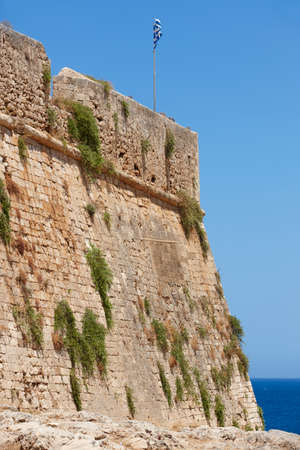 Fortress of Fortezza in Rethymno. Crete. Greece. Verticalのeditorial素材