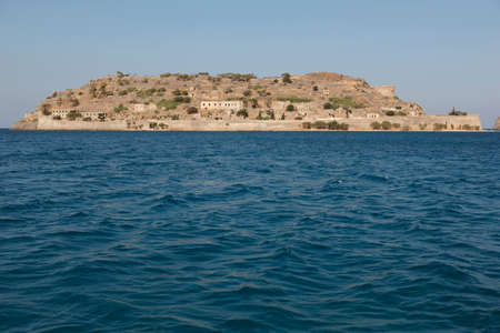 Spinalonga island in Crete near Elounda. Greece. Horizontalのeditorial素材