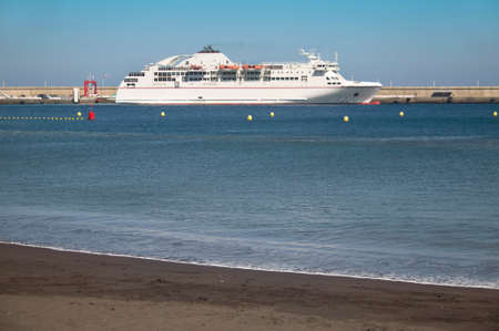 Port of San Sebastian de la Gomera. Canary Islands. Spain. Horizontalのeditorial素材