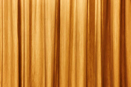 Curtain background detail with waves in warm tone. Horizontalの写真素材