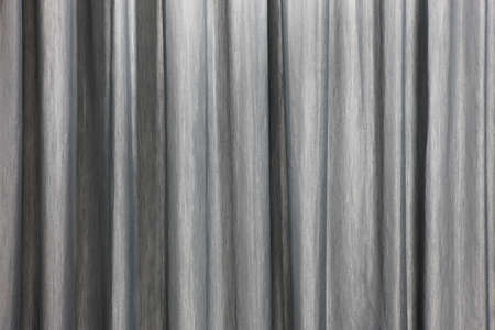 Curtain background detail with waves in black and white. Horizontalの写真素材