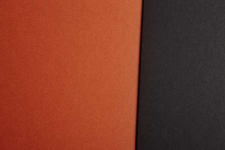 Colored cardboards background in brown black tone. Copy space. Horizontalの写真素材