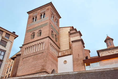 Mudejar art. San Pedro tower. Teruel. Spain heritage. Architecture landmarkのeditorial素材
