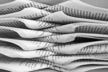 Letters on a blank folded paper. Culture background. Educationの写真素材